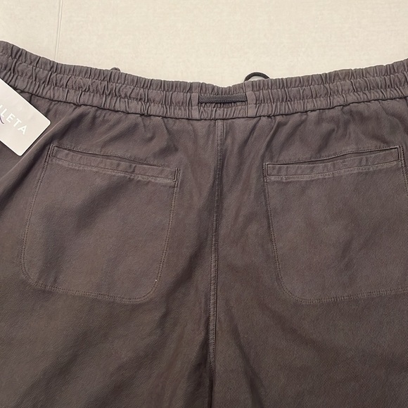 NWT-ATHLETA-W 26-gray-Farallon jogger. elastic & drawstring waistband ,stretchy! - Picture 10 of 13